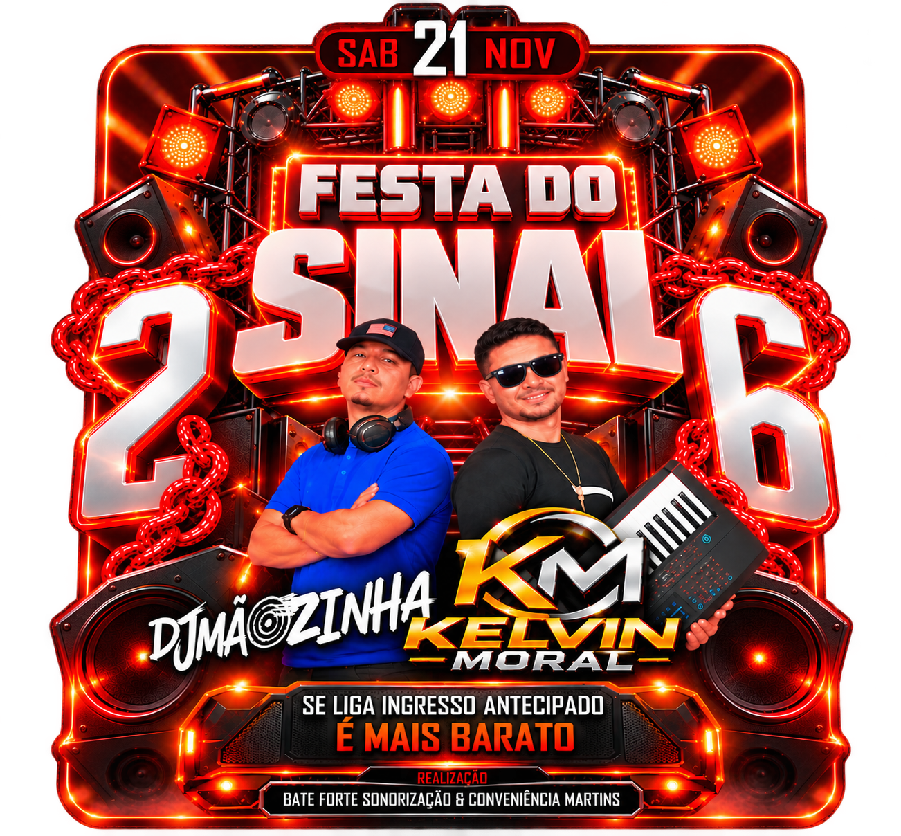 Arte promocional Festa do Sinal 2026